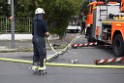 Dachstuhlbrand Koeln Poll Geislarerstr P628